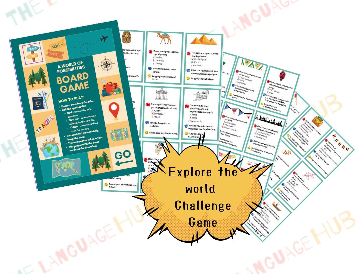 Explore the World – Color Challenge Game (English Version)